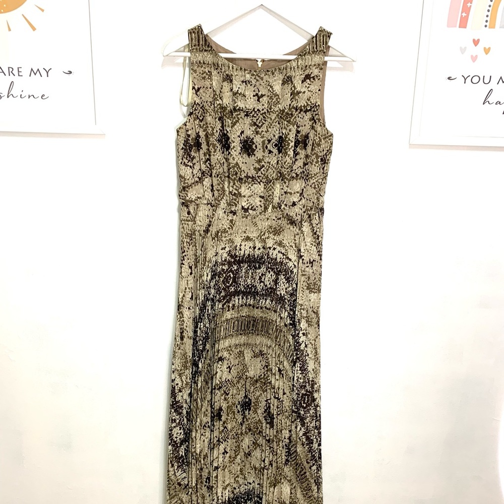 Eliza J Maxi Snake Print Dress